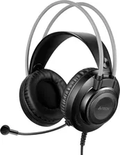 Наушники с микрофоном A4Tech Bloody G200S черный/красный 2м мониторные USB оголовье (G200S USB/ BLACK +RED)