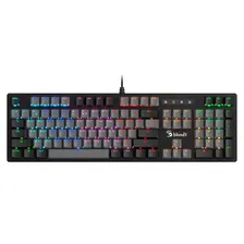 Клавиатура A4Tech Bloody B828N механическая черный/серый USB for gamer LED (B828N (GREY+BLAC 10046