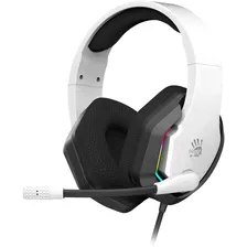 Наушники с микрофоном A4Tech Bloody G260p белый/черный 2м мониторные USB оголовье (G260P)