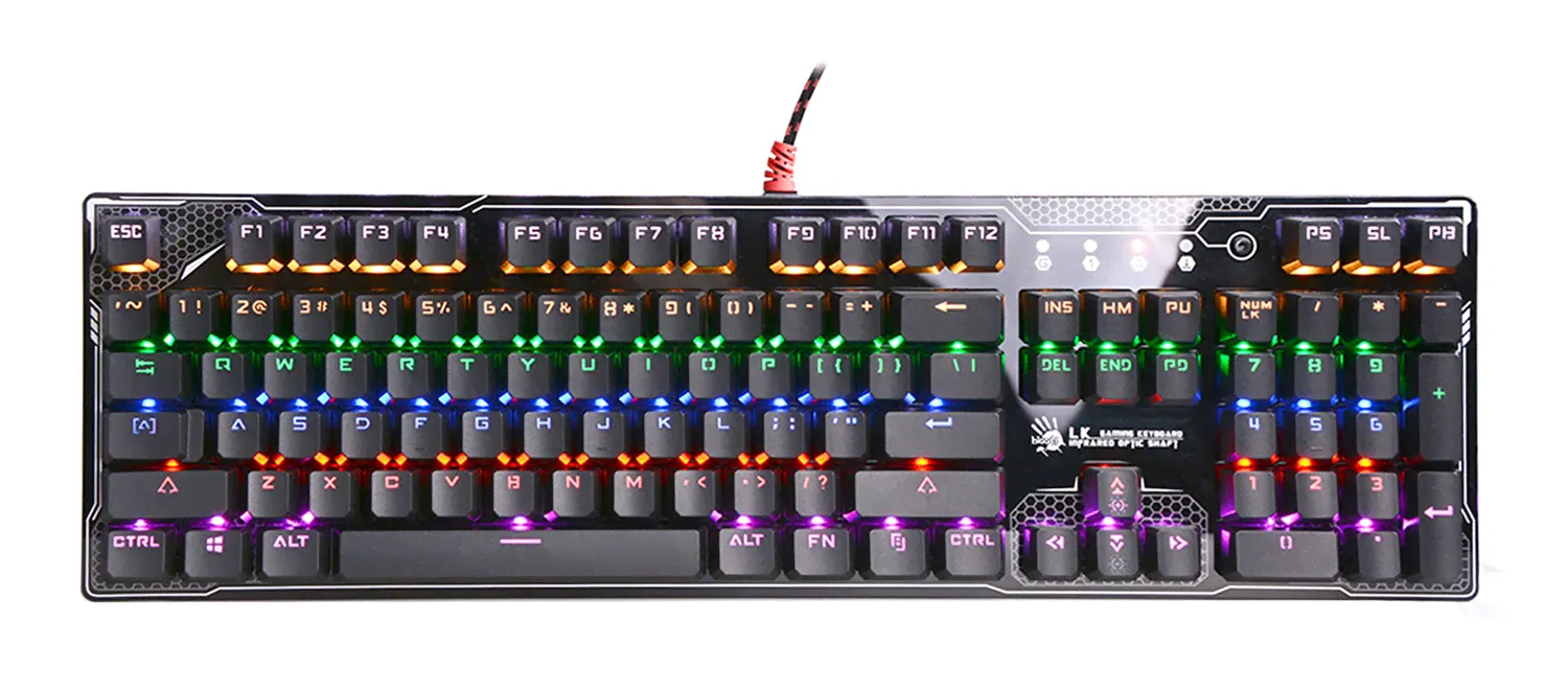Клавиатура A4Tech A4 Bloody B810R Battlefield, USB, черный