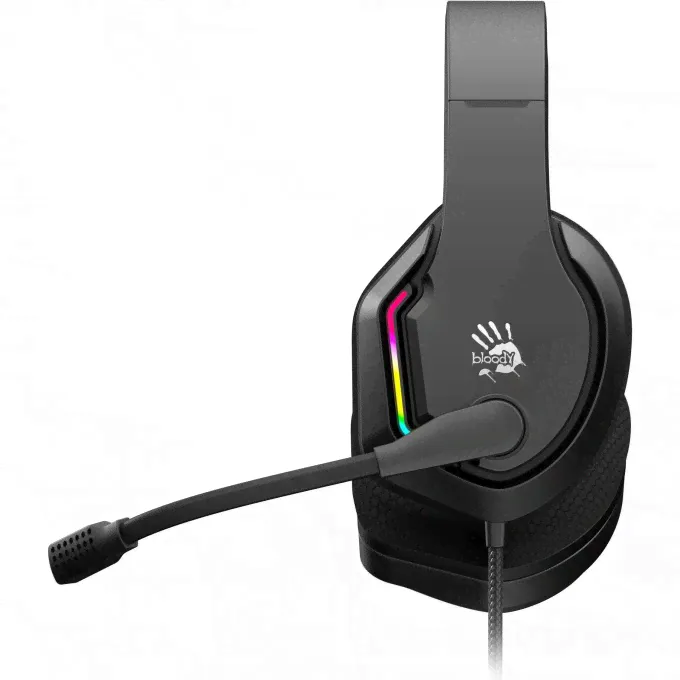 Наушники с микрофоном A4TECH BLOODY мониторные USB 2м черный G260P-4