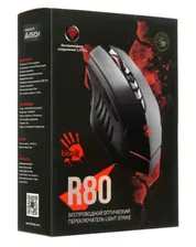 A4Tech. Беспроводная мышь Bloody R80 (черная)