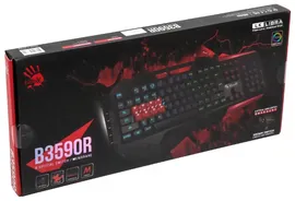 Клавиатура A4Tech Bloody B3590R RGB Black-Red USB