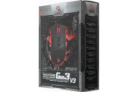 Мышь A4 Bloody V3 черный оптическая (3200dpi) USB игровая (8but)
