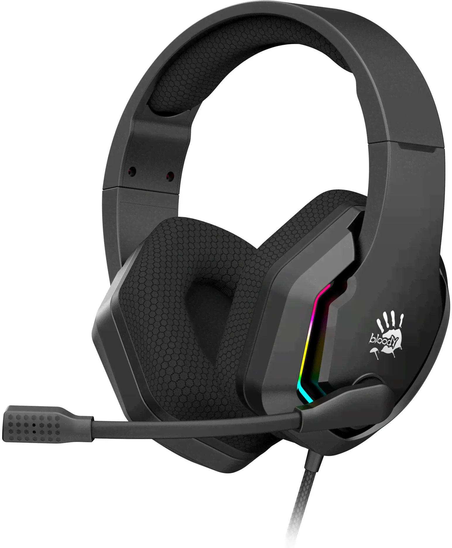 Наушники с микрофоном A4Tech Bloody G260p USB белый, G260P