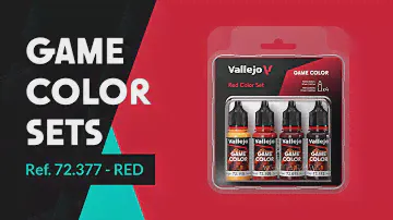 Ref. 72.377 RED COLOR SET - Game Color