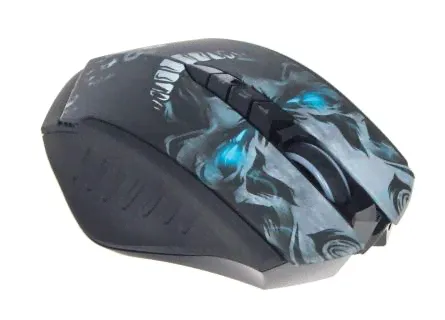 Мышь беспроводная A4Tech Bloody R8 Skull Чёрный-0