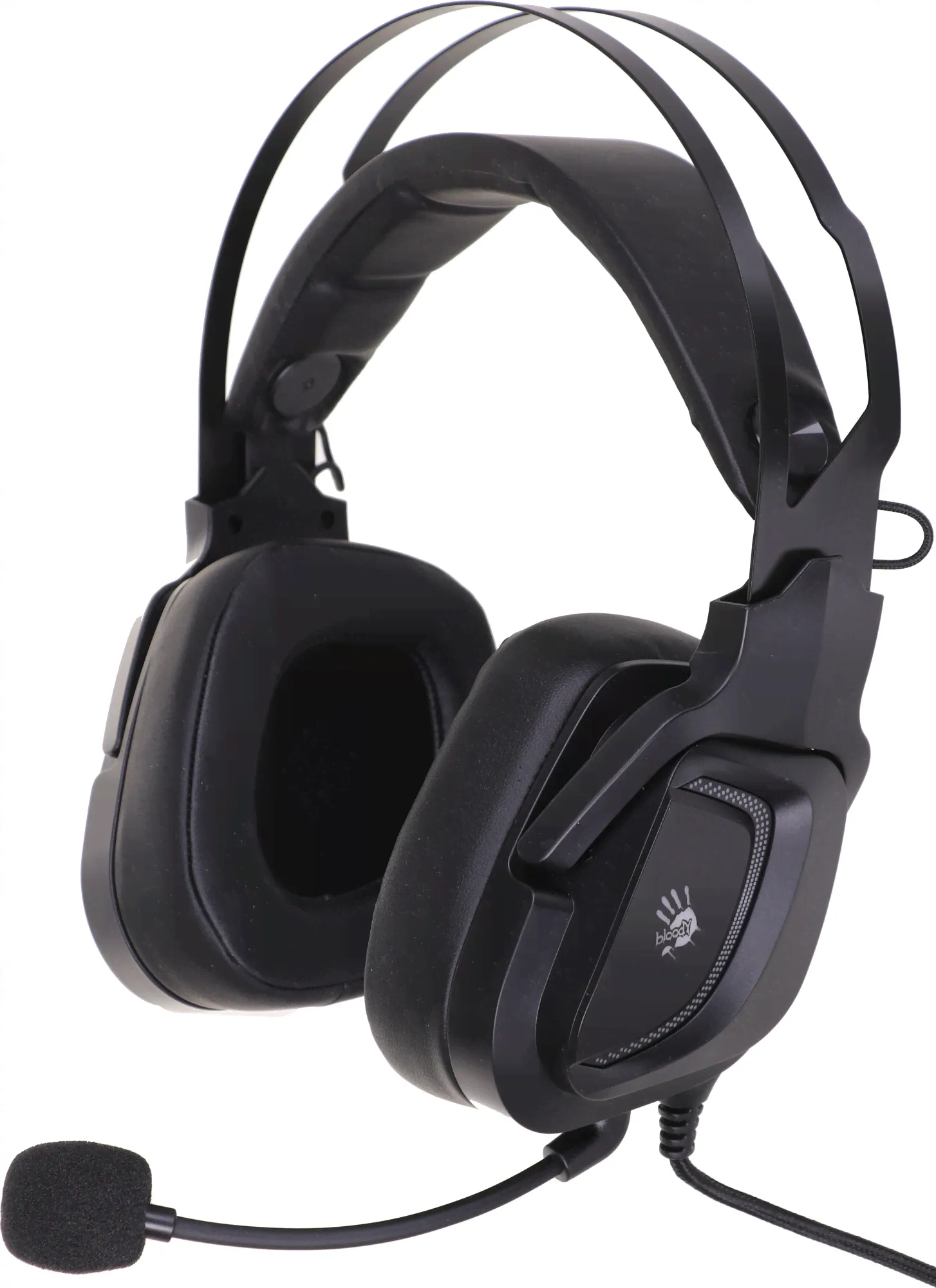Наушники с микрофоном A4Tech Bloody G570 USB чёрный, G570 (BLACK+GREY) USB-0
