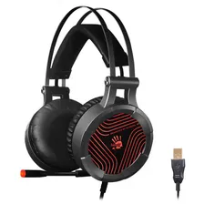 Наушники с микрофоном A4Tech Bloody G530 черный/серый 1.8м мониторные оголовье (G530 (GREY) 100458