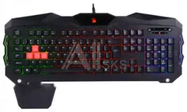 1032492 Клавиатура A4Tech Bloody B210 черный USB for gamer LED