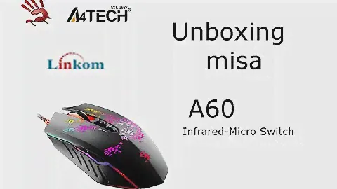 Unboxing A60 Gaming mouse-A4Tech-Bloody