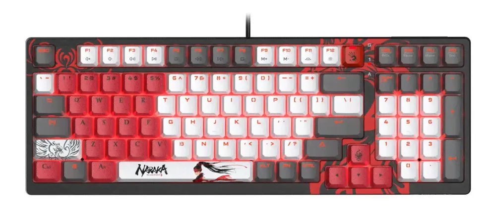 Клавиатура A4tech Bloody S98 Naraka BLMS Red Plus