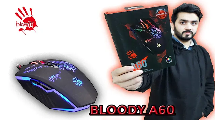 Bloody A60 Gaming Mouse - Durable and Precise Performance at Your Fingers!