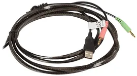 A4 Tech Наушники с микрофоном A4Tech Bloody G300 черный/красный 2.2м мониторные оголовье (G300 BLACK+RED) наушники