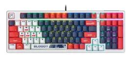 Клавиатура проводная A4Tech Bloody S98 BLMS RED белый