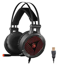 1080484 Наушники с микрофоном A4Tech Bloody G530 черный/серый 1.8м мониторные оголовье (G530 (GREY) USB)