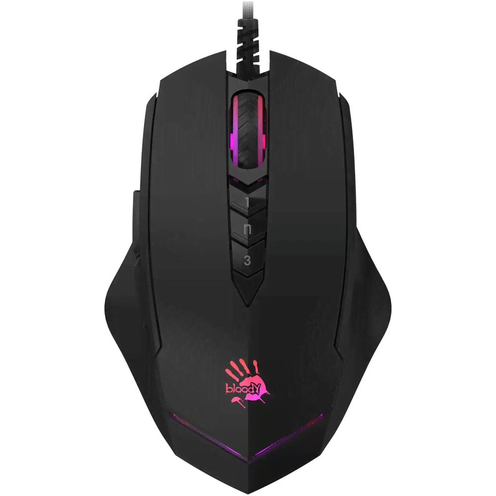 Мышь A4Tech Bloody V8M Max черный оптическая (12000dpi)-0